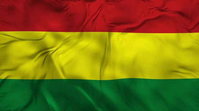 Bolivia National Fag waving seamless Loop 
