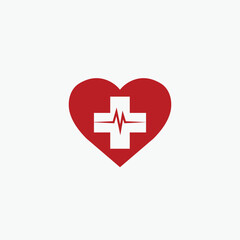 Obraz premium Heart Chart logo