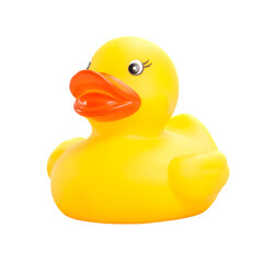 yellow rubber duck transparent background