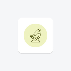 Microscope pentaglow, vector, pixel perfect, illustrator file