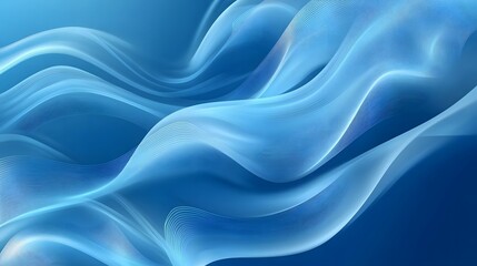 Obraz premium Blue abstract background with dynamic flowing lines and gradients