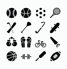 Sport vector icons symbol pack illustration creative concept