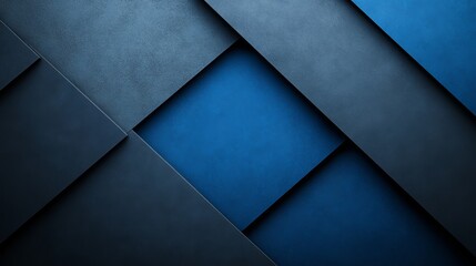 Minimalist Blue background with bold geometric shapes and lines. Banner template with white space in the center for text. Ideal for modern designs, posters, and digital backgrounds.