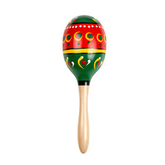colorful maraca transparent background