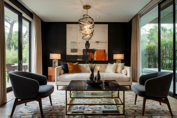 Fototapeta premium interior home design modern style