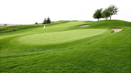 Golf Course Green and Fairway