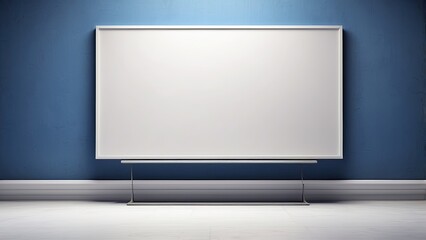 1. "Blank White Billboard Mockup on Outdoor Display with Blue Sky Background for Promotion and Marketing Announcements"