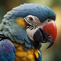 Fototapeta premium close up of macaw