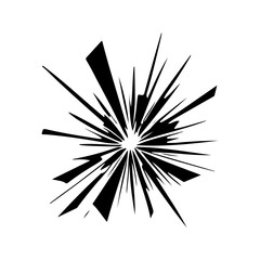 Obraz premium Shattered glass pattern