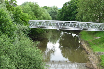 bridge across the Sarre in France