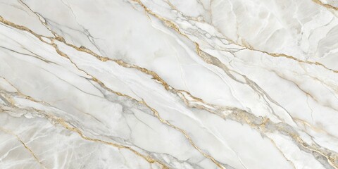 Naklejka premium High-resolution white marble, minimalist design. Elegant abstract background; refined stone texture.