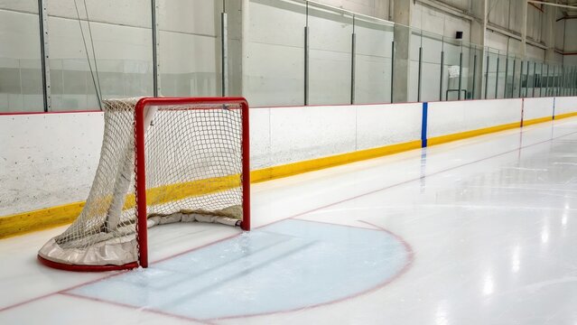 Empty Hockey Rink
