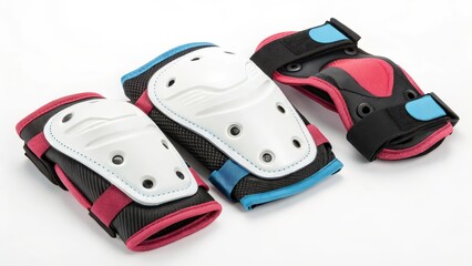 Fototapeta premium Protective Gear Set for Roller Skating or Cycling