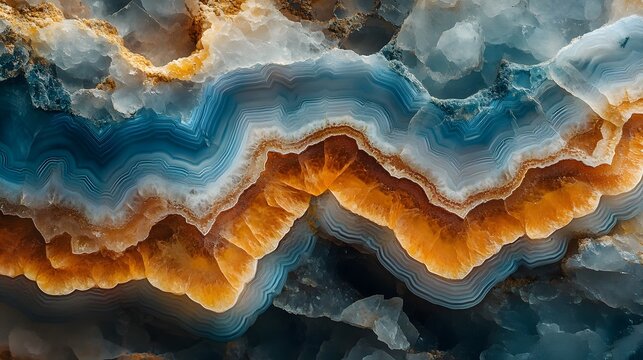 Discover the Artistic Layers and History Behind the Striking Cubuk Agate Textures of Nature