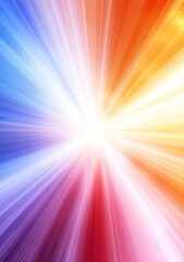 Obraz premium Abstract colorful burst of light radiating outwards from a central point, creating a vibrant and dynamic image.