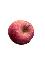 red apple on white background