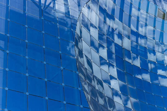 Modern building at the Futuroscope
