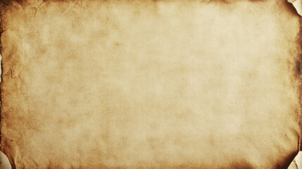 Sheepskin parchment texture with subtle grain, sepia tones, and faded edges, perfect for vintage or historical design, creating an antique and cozy atmosphere.