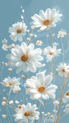 White flowers