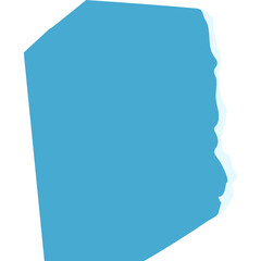 Torn paper scraps color style