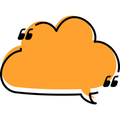 Quote box frame empty color style