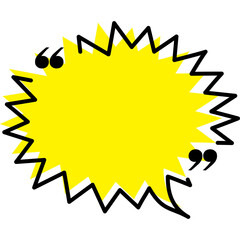 Quote box frame empty color style