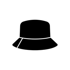Bucket Hat Silhouette Icon Design