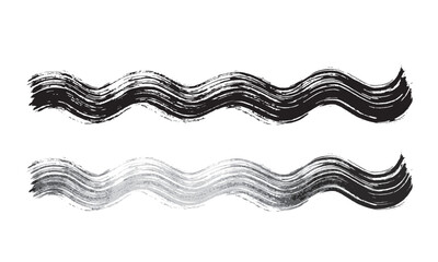 Vector brushstroke, dry brush marks, splashes.
  Modern texture, isolated image on a white background. 