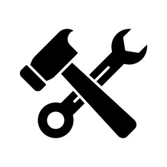 Spanner and hammer icon