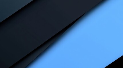 Sharp Blue Background with Angular Elements for Design, Featuring White Space in the Center for Text. Ideal for Banner Templates and Digital Projects. Abstract Minimalist Wallpaper.