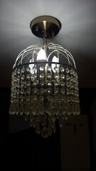 chandelier in the night