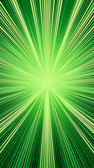 Obraz premium Comic cartoon sunrays green background lightning blast halftone frame animation. Royalty high-quality free best stock of abstract green light rays background retro comic style halftone pop art