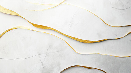 Fototapeta premium Biały marmur, stiuk złoty wzór, tło dla projektu, tapeta.