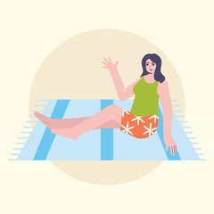 Flat Vector Holiday Illustration