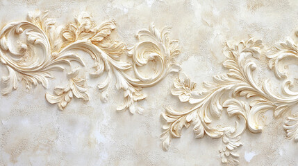Obraz premium Biały marmur, stiuk złoty wzór, tło dla projektu, tapeta.