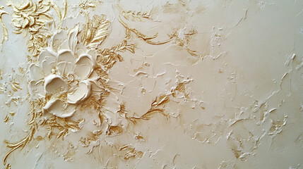 Fototapeta premium Biały marmur, stiuk złoty wzór, tło dla projektu, tapeta.