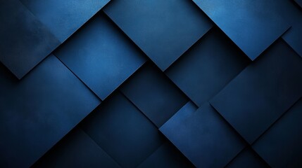 Stylish Blue Background with Abstract Shapes for Design. Banner Template with Central White Space for Text. Ideal for Contemporary Artistic Projects.