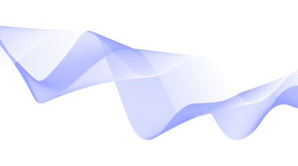 Abstract curvy and smooth blue lines layout banner design, Modern presentation background with blue flow lines.