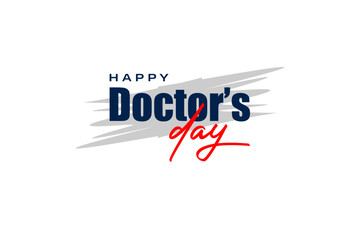 Fototapeta premium Doctor’s Day holiday concept vector