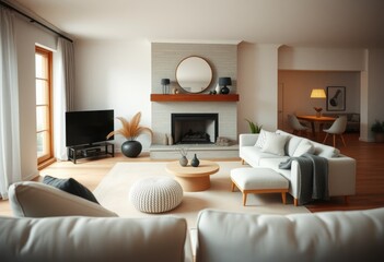 Scandinavian Hygge Living Room