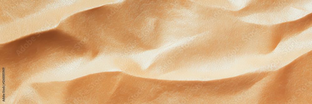 Poster high-quality beige leather texture with coarse grain and visible wrinkles for design use
