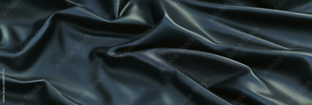Poster charcoal gray leather with coarse grain showcasing natural texture and depth for background use