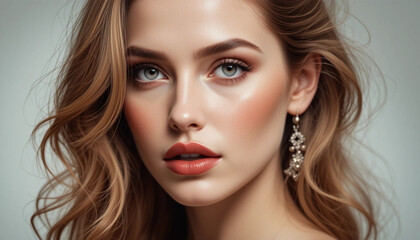 Fototapeta premium Beautiful Woman Portrait