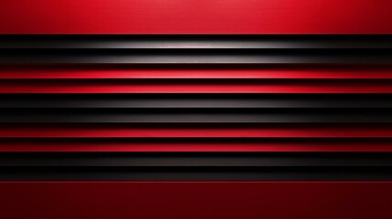 Abstract Red and Black Horizontal Stripes Background Design Image