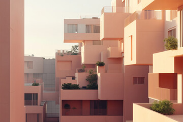 Geometric apartment architecture