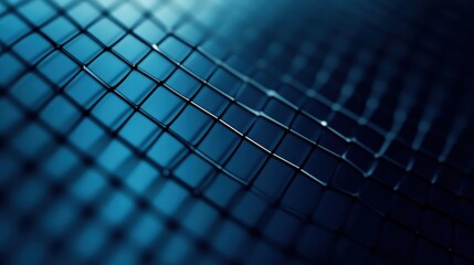 Stylish Blue Background with Grid Lines for Design, Featuring White Space in the Center for Text. Abstract Geometric Modern Wallpaper Ideal for Banner Templates and Digital Projects.