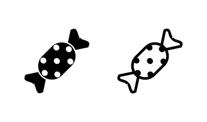 Candy icon logo design. candy sign and symbol.