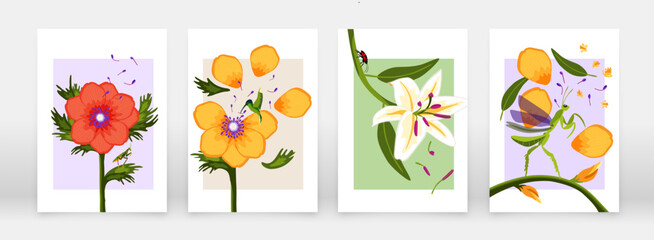 Spring flowers and insects festival