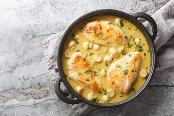 Chicken And Mushrooms Creamy Lemon