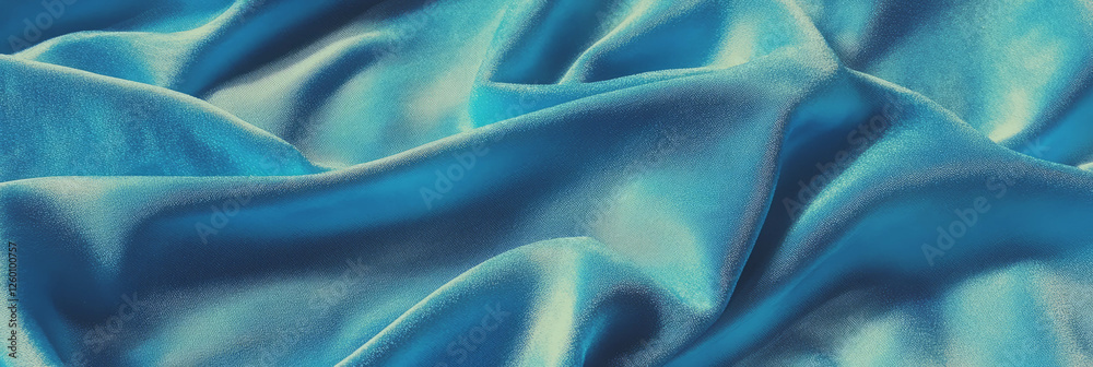 Poster powder blue suede fabric with varied nap and soft highlights for design projects